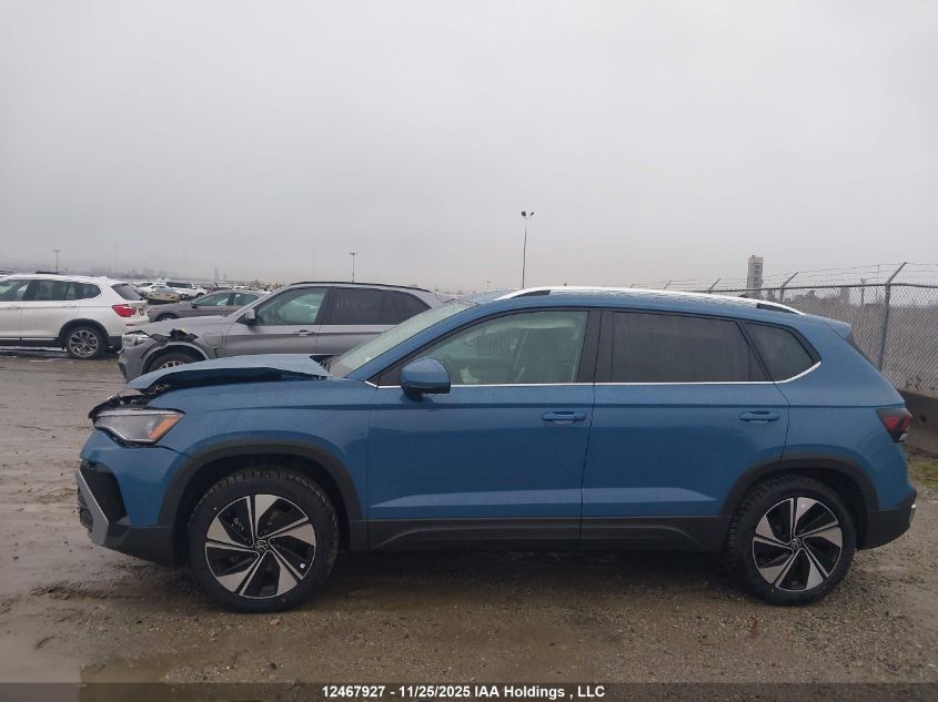 2026 Volkswagen Taos Comfortline VIN: 3VVUC7B28TM017034 Lot: 12467927