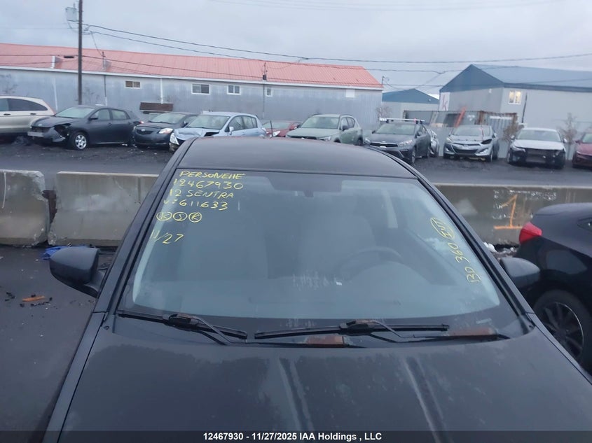 3N1AB6AP3CL611633 2012 NISSAN SENTRA photo no. 17