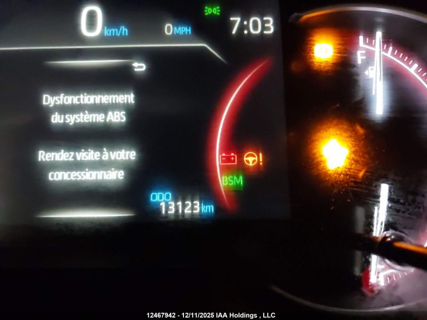 2025 Toyota Rav4 Le VIN: 2T3B1RFV7SC514487 Lot: 12467942