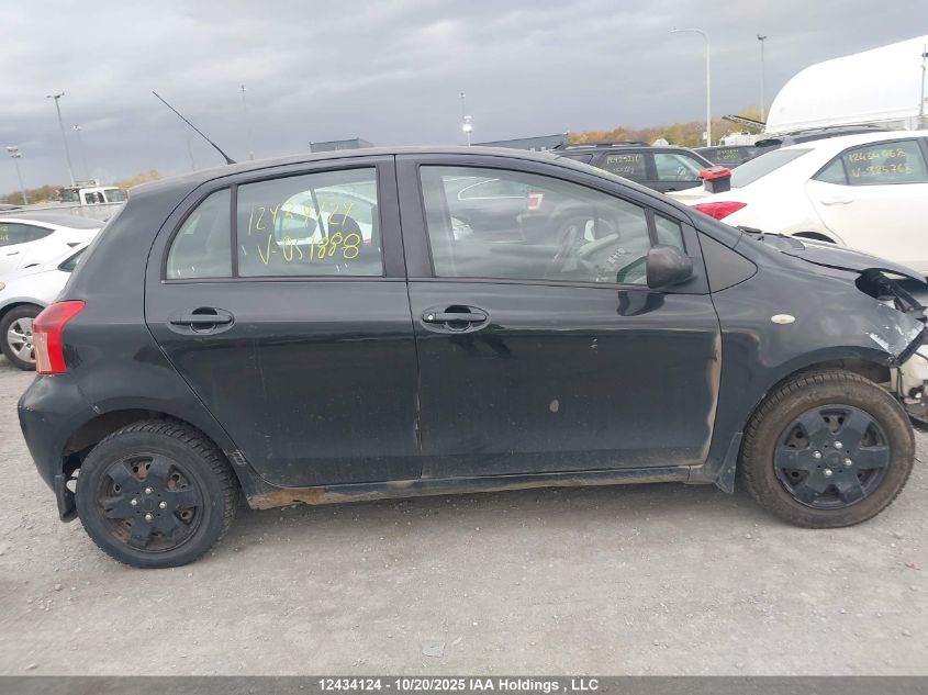 2007 Toyota Yaris Le/Rs VIN: JTDKT923575051888 Lot: 12434124X