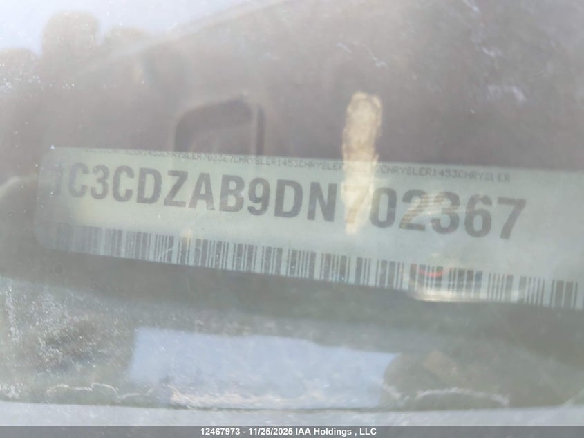 1C3CDZAB9DN702367 2013 DODGE AVENGER photo no. 9