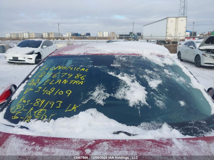 2022 Hyundai Elantra Preferred Ivt VIN: KMHLM4AG9NU342109 Lot: 12467986