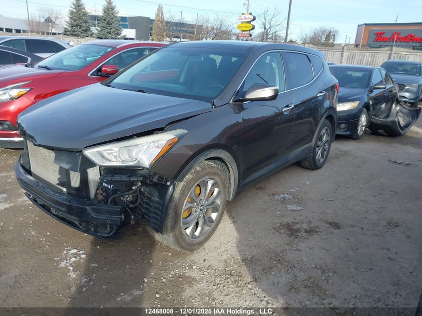 5XYZUDLA3DG092048 2013 HYUNDAI SANTA FE photo no. 2