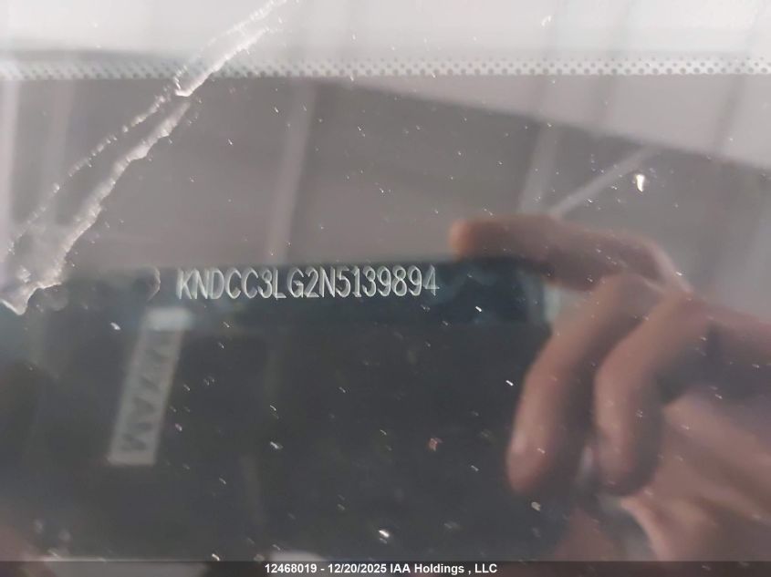 2022 Kia Niro S/Ex VIN: KNDCC3LG2N5139894 Lot: 12468019