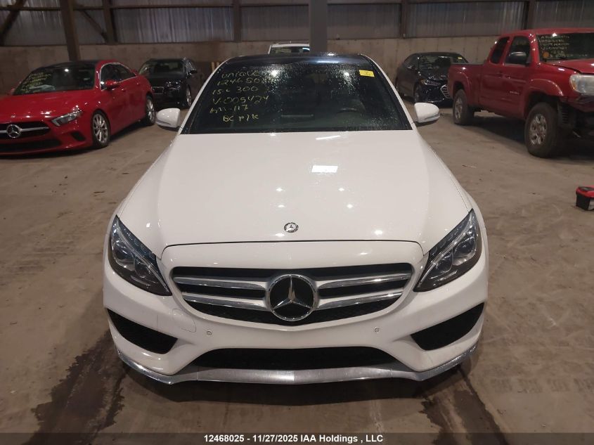 2015 Mercedes-Benz C 300 4Matic VIN: 55SWF4KBXFU005424 Lot: 12468025