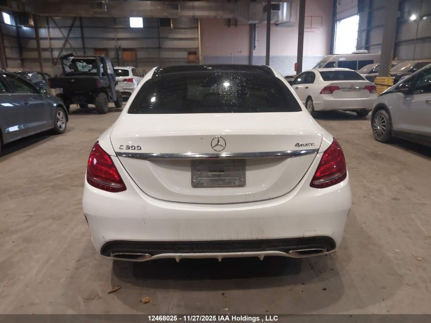 2015 Mercedes-Benz C 300 4Matic VIN: 55SWF4KBXFU005424 Lot: 12468025