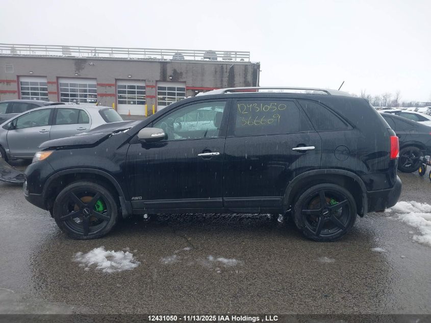 2013 Kia Sorento Ex Luxury V6/Ex V6 VIN: 5XYKUDA20DG366609 Lot: 12431050X
