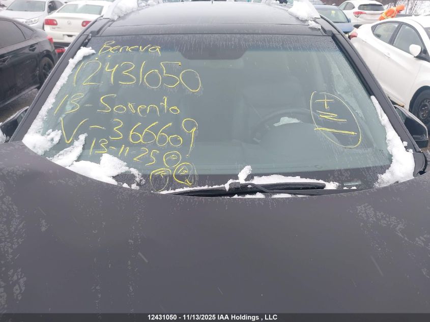 2013 Kia Sorento Ex Luxury V6/Ex V6 VIN: 5XYKUDA20DG366609 Lot: 12431050X