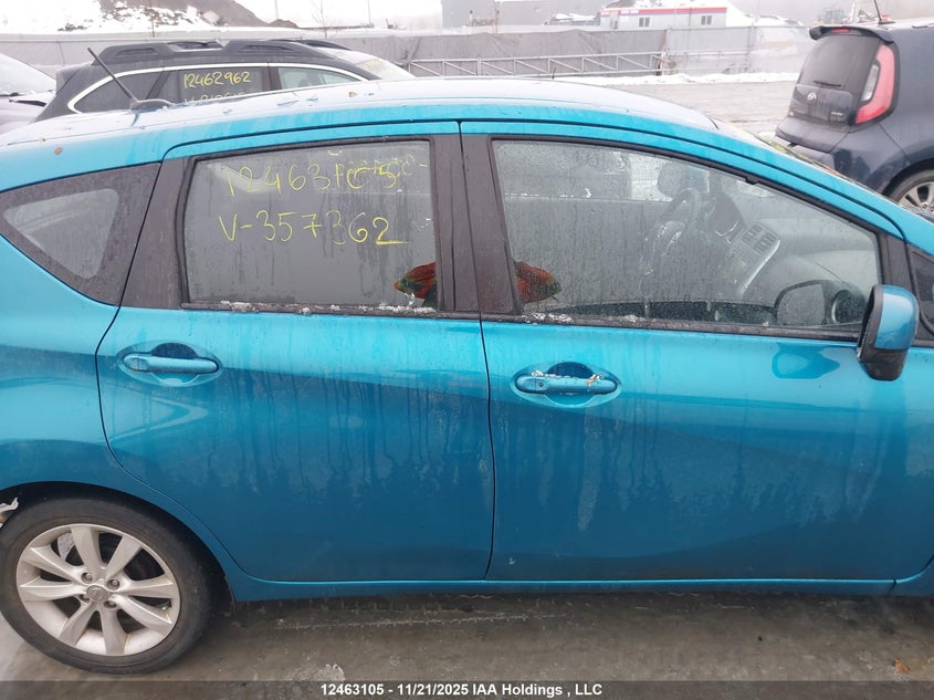 2014 Nissan Versa Note 1.6 S/1.6 Sl/1.6 Sv VIN: 3N1CE2CP8EL357362 Lot: 12463105X