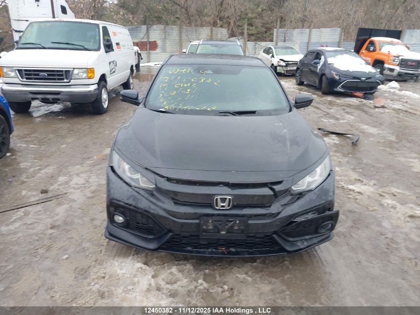 2019 Honda Civic Sport VIN: SHHFK7H46KU300651 Lot: 12450382X