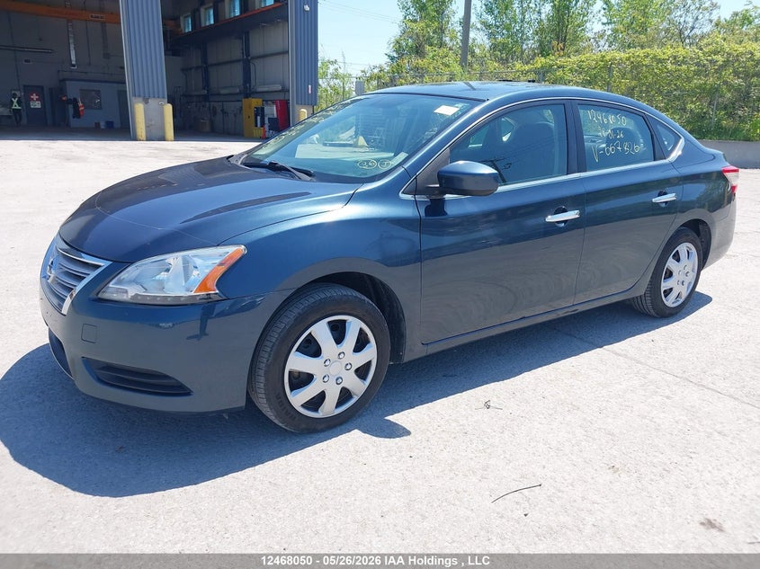 Vin: 3n1ab7ap7el667826, lot: 2853371, nissan sentra s/sv/sr/sl 20142