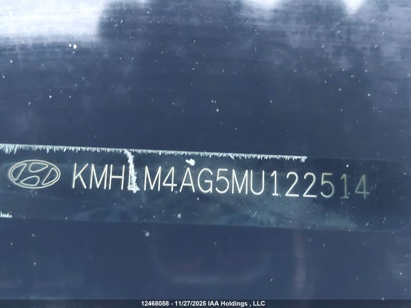 2021 Hyundai Elantra Sel VIN: KMHLM4AG5MU122514 Lot: 12468058