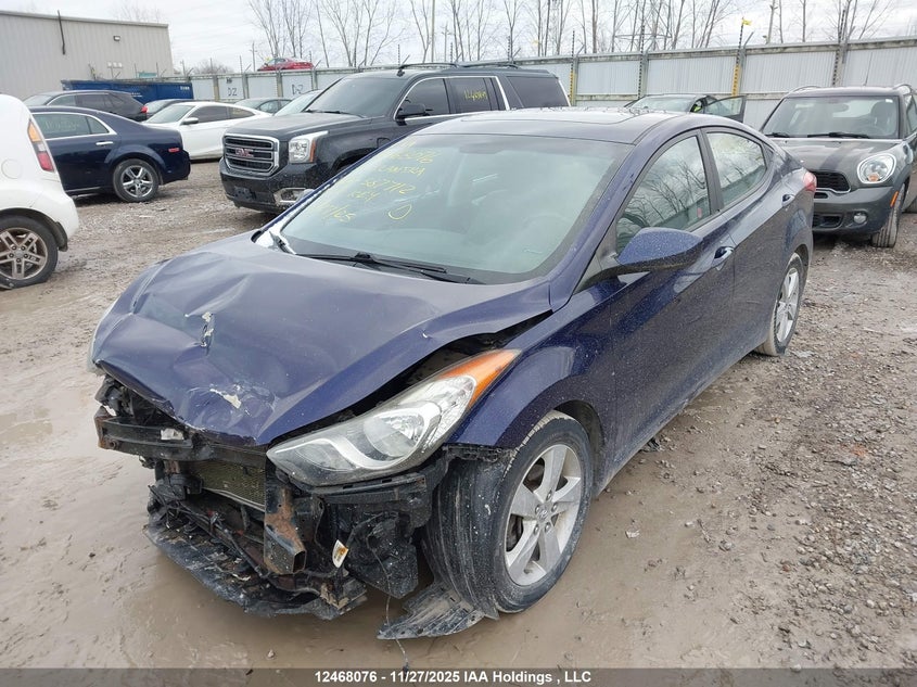5NPDH4AEXDH387712 2013 HYUNDAI ELANTRA photo no. 2