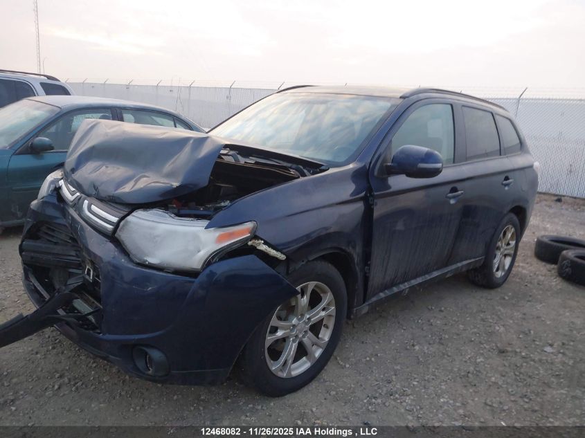 2014 Mitsubishi Outlander Se VIN: JA4JZ3AX7EZ601801 Lot: 12468082