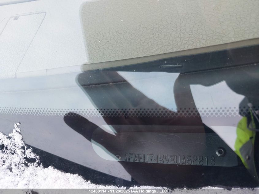 2008 Ford Explorer Eddie Bauer VIN: 1FMEU74898UA52813 Lot: 12468114