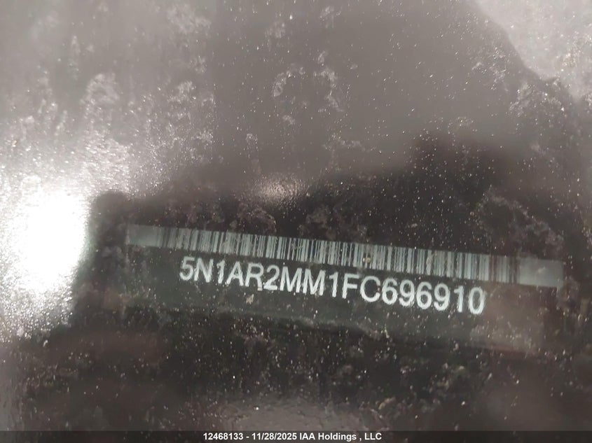 5N1AR2MM1FC696910 2015 NISSAN PATHFINDER photo no. 9