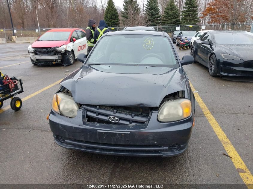2006 Hyundai Accent VIN: KMHCG35C56U360181 Lot: 12468201