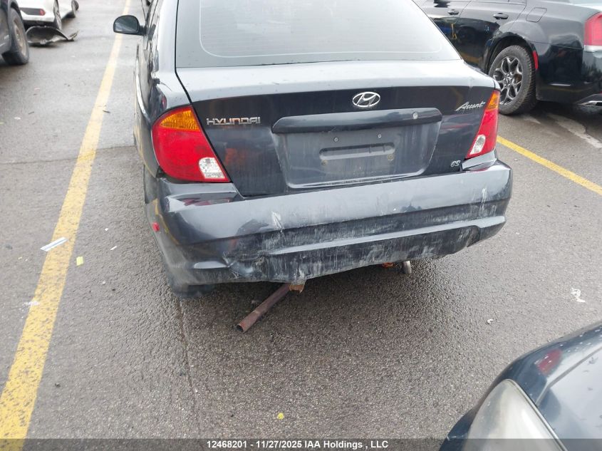 2006 Hyundai Accent VIN: KMHCG35C56U360181 Lot: 12468201