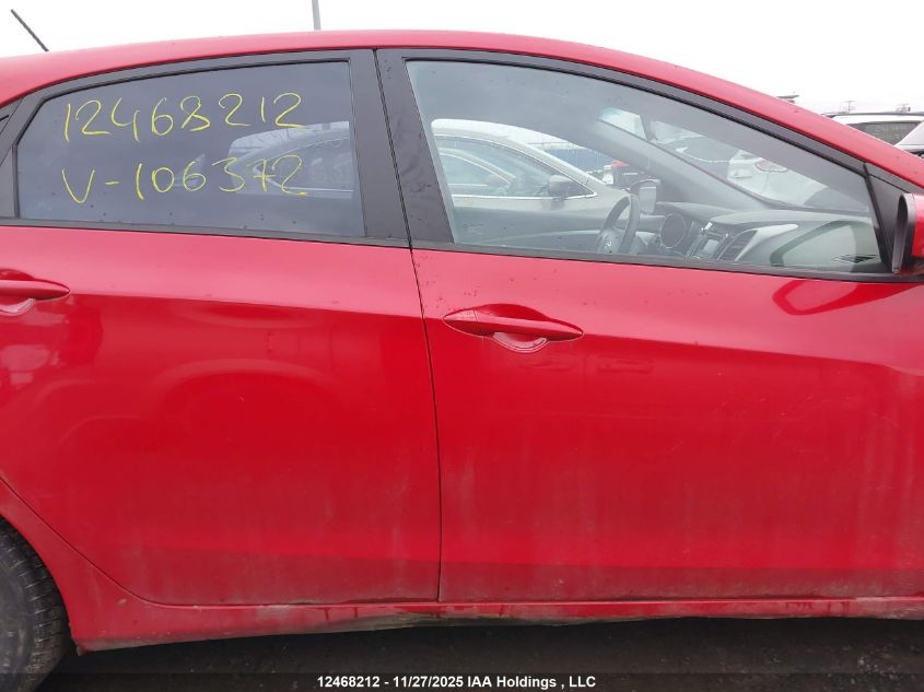 2013 Hyundai Elantra Gt VIN: KMHD25LE3DU106372 Lot: 12468212