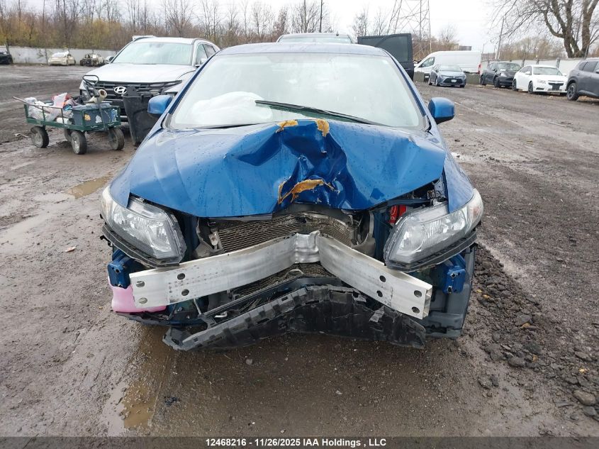 2013 Honda Civic Lx VIN: 2HGFB2F4XDH000780 Lot: 12468216