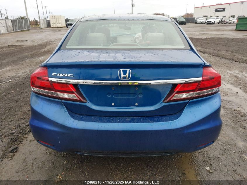 2013 Honda Civic Lx VIN: 2HGFB2F4XDH000780 Lot: 12468216