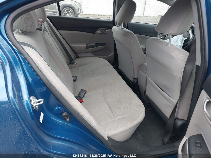 2013 Honda Civic Lx VIN: 2HGFB2F4XDH000780 Lot: 12468216