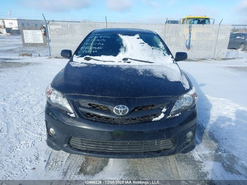 2011 Toyota Corolla S VIN: 2T1BU4EE0BC561249 Lot: 12468226