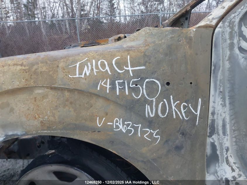 2014 Ford F150 Supercrew VIN: 1FTFW1ET0EFB63723 Lot: 12468250