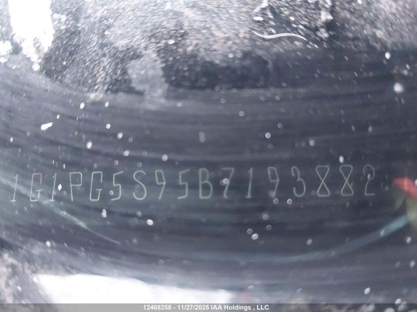 2011 Chevrolet Cruze VIN: 1G1PG5S95B7193882 Lot: 12468258