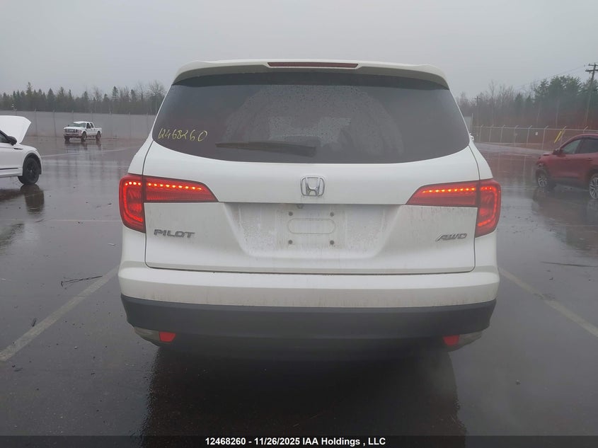 2017 Honda Pilot Lx VIN: 5FNYF6H29HB502416 Lot: 12468260