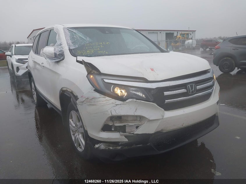 2017 Honda Pilot Lx VIN: 5FNYF6H29HB502416 Lot: 12468260