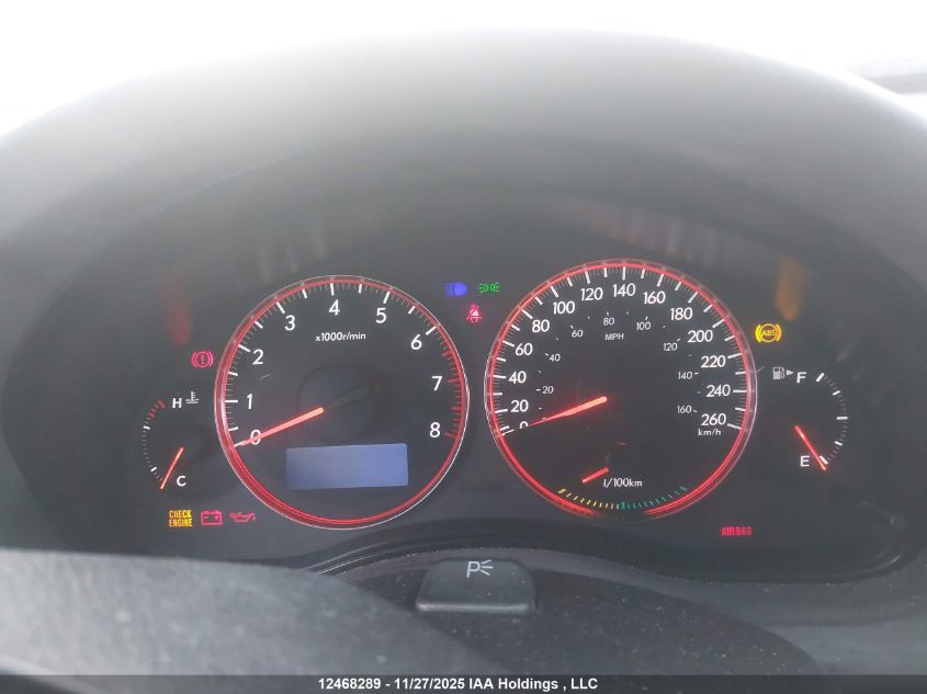 2008 Subaru Outback 2.5 Xt VIN: 4S4BP63C584317186 Lot: 12468289