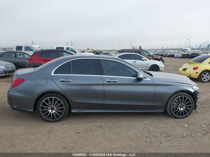 2017 Mercedes-Benz C 300 4Matic VIN: 55SWF4KB3HU186126 Lot: 12446833X
