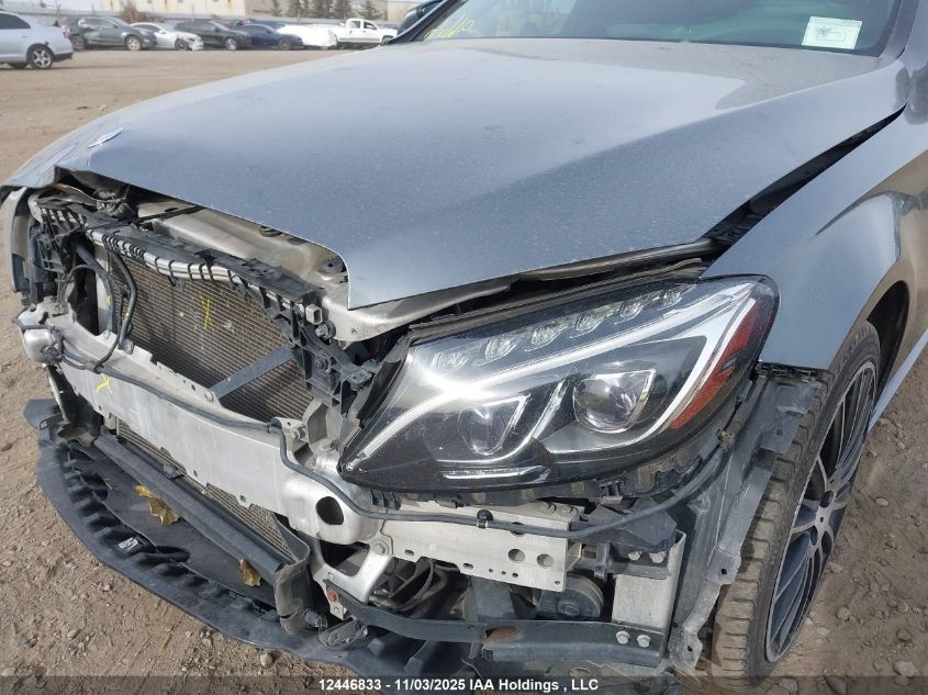 2017 Mercedes-Benz C 300 4Matic VIN: 55SWF4KB3HU186126 Lot: 12446833X