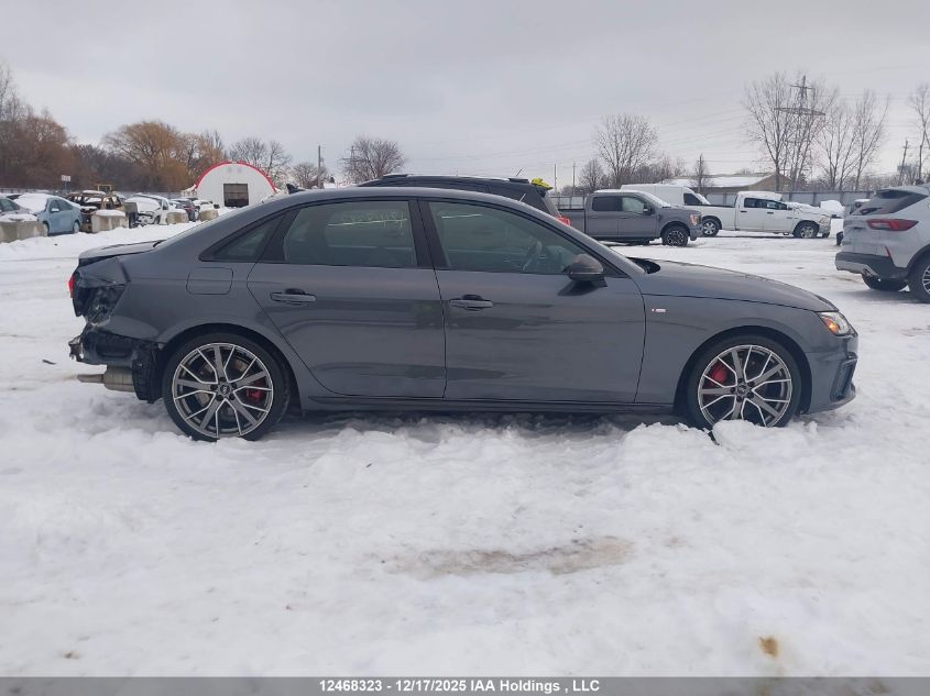 2022 Audi A4 Prestige 45 VIN: WAUFAAF45NN015401 Lot: 12468323