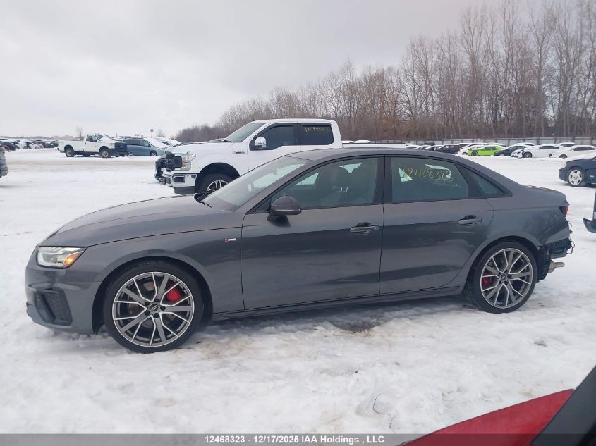 2022 Audi A4 Prestige 45 VIN: WAUFAAF45NN015401 Lot: 12468323