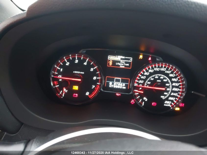 2019 Subaru Wrx VIN: JF1VA1A69K9804930 Lot: 12468343