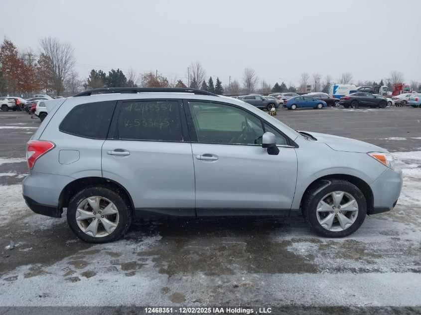 2014 Subaru Forester VIN: JF2SJCHC2EH533645 Lot: 12468351
