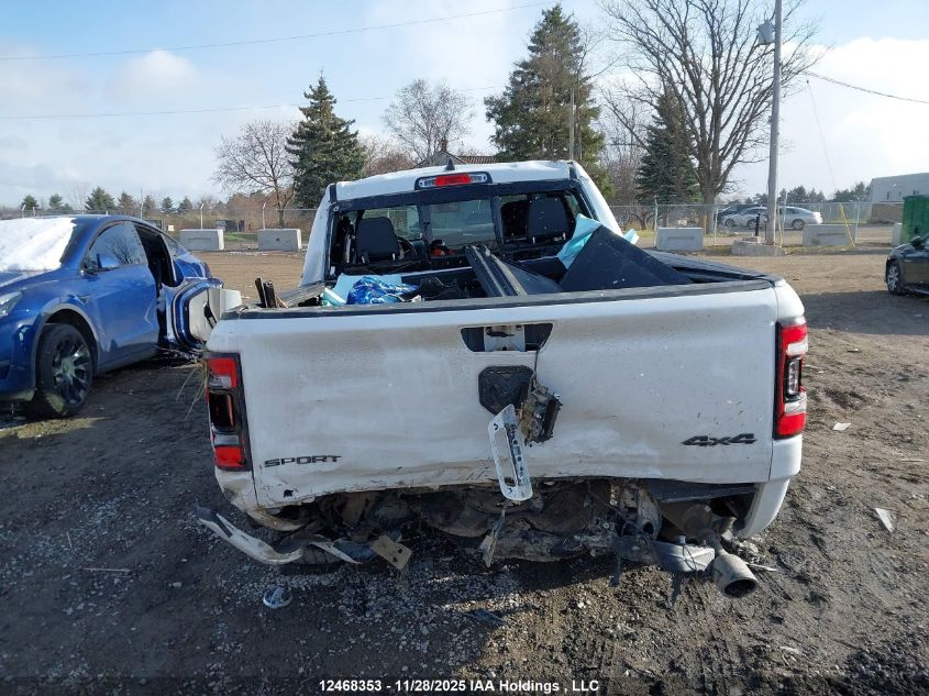 2022 Ram 1500 Sport VIN: 1C6SRFVT5NN309582 Lot: 12468353