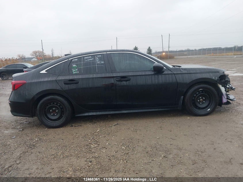 2025 Honda Civic Lx VIN: 2HGFE2F20SH107405 Lot: 12468361