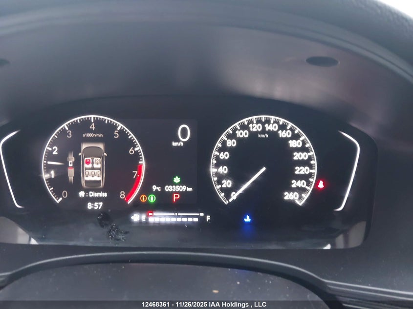 2025 Honda Civic Lx VIN: 2HGFE2F20SH107405 Lot: 12468361