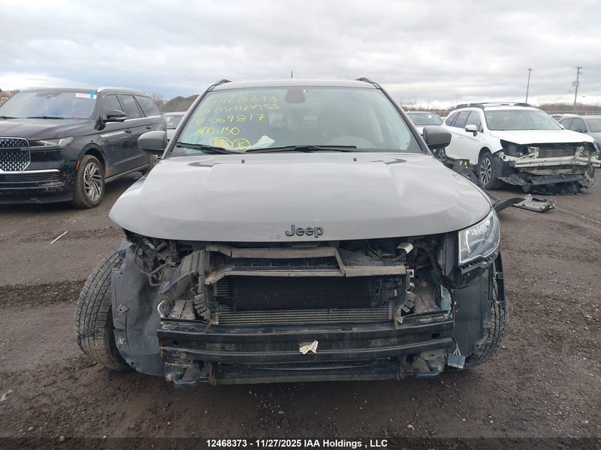 2021 Jeep Compass Upland VIN: 3C4NJDAB5MT569817 Lot: 12468373