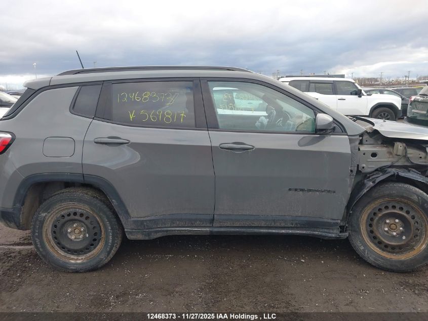 2021 Jeep Compass Upland VIN: 3C4NJDAB5MT569817 Lot: 12468373