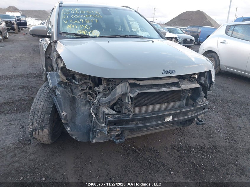 2021 Jeep Compass Upland VIN: 3C4NJDAB5MT569817 Lot: 12468373