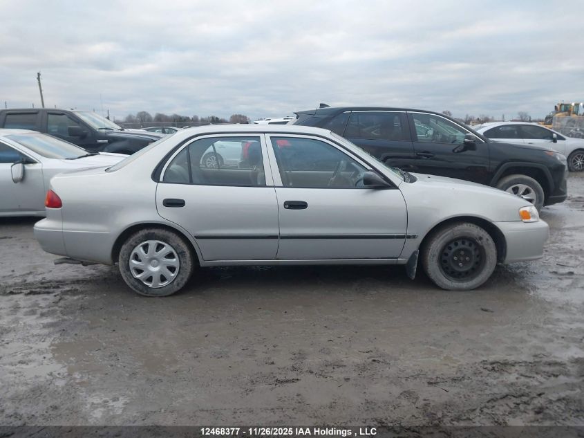 2001 Toyota Corolla Ce/Le/Sport VIN: 2T1BR12EX1C816315 Lot: 12468377