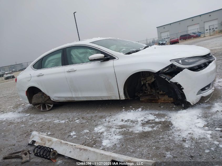 2016 Chrysler 200 C VIN: 1C3CCCCG8GN180750 Lot: 12468386