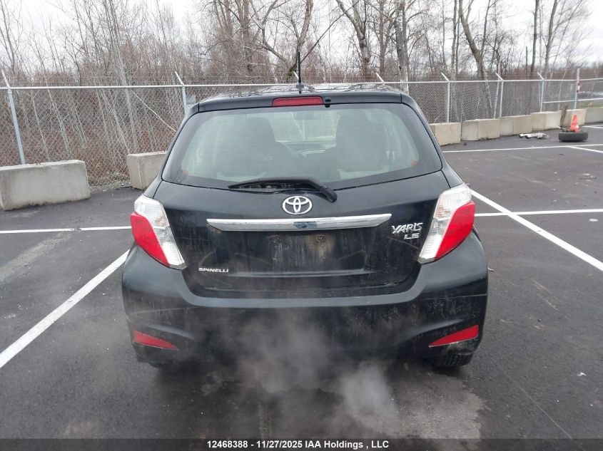 2013 Toyota Yaris VIN: JTDKTUD37DD561290 Lot: 12468388