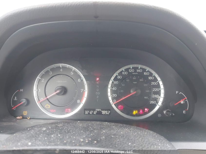 2010 Honda Accord Exl VIN: 1HGCP2F88AA805694 Lot: 12468442