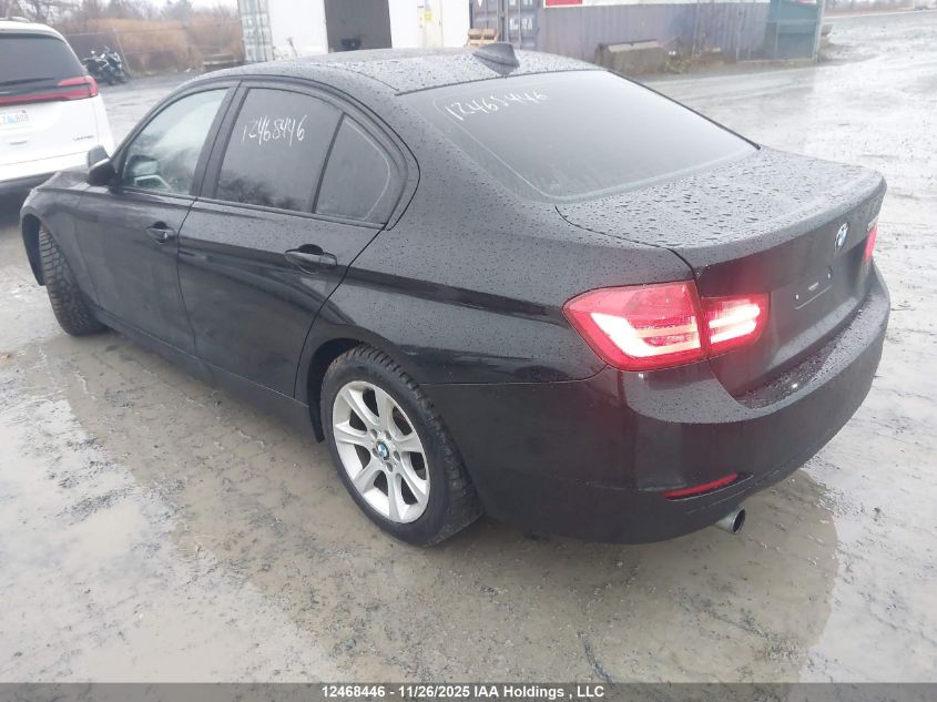 2013 BMW 320I VIN: WBA3B1C50DF078363 Lot: 12468446