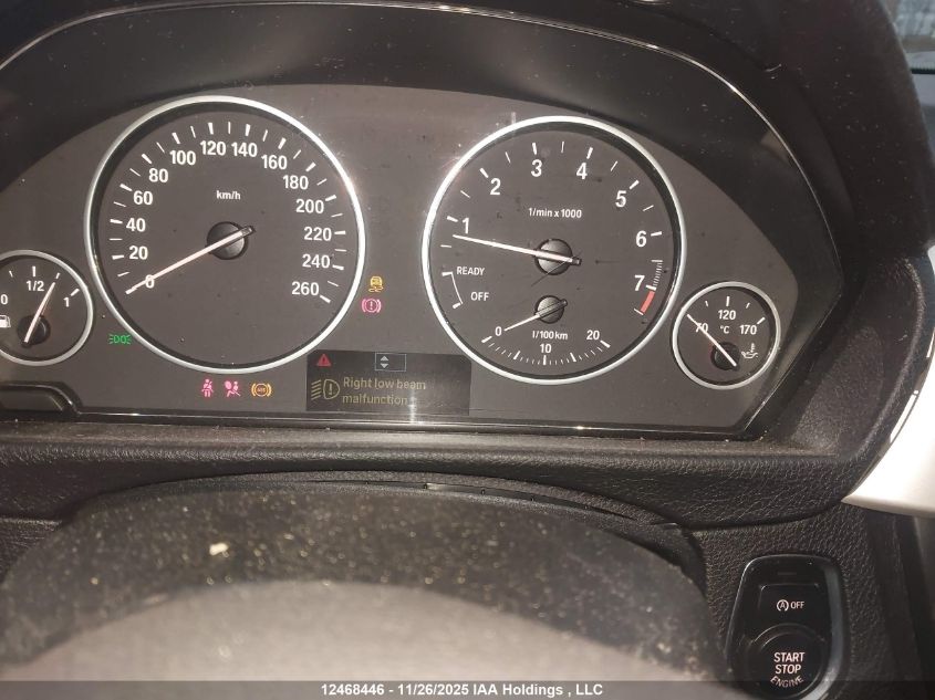 2013 BMW 320I VIN: WBA3B1C50DF078363 Lot: 12468446